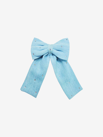 Blue bow head band