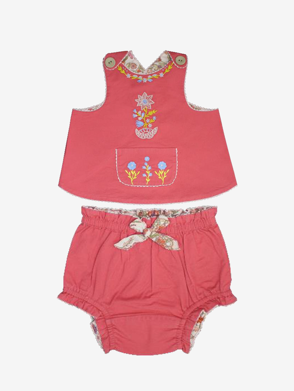 Noemi embroidered  bloomer set