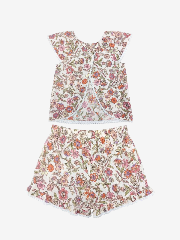 Penelope printed romper set