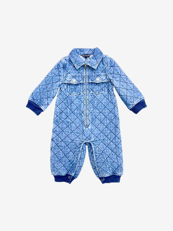 Nico denim quilted romper