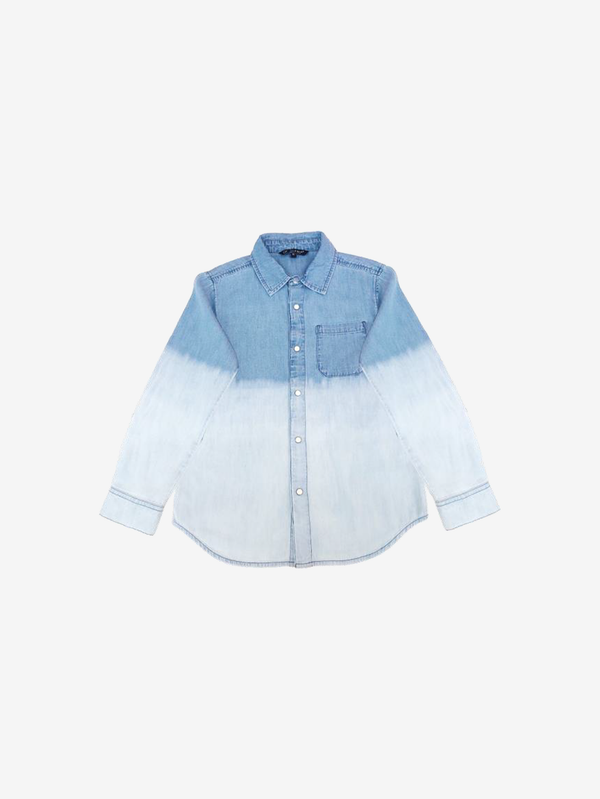 Parker Color block denim shirt