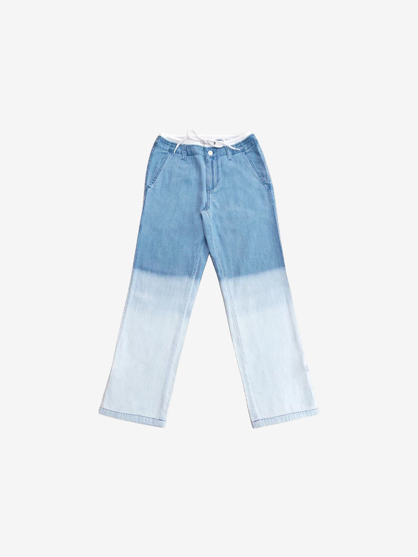 Parker Color block denim jeans