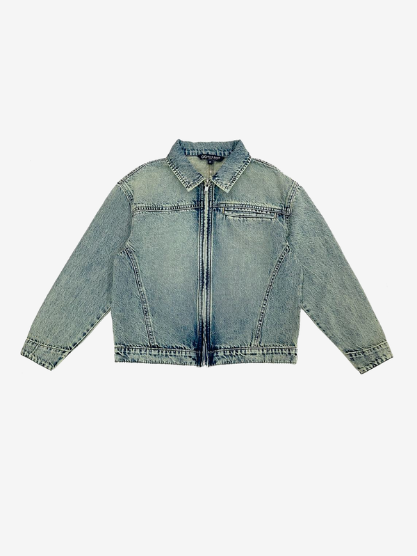 Chase faded denim jacket