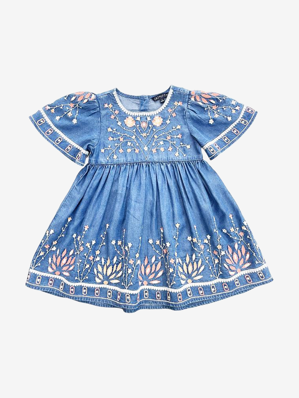 Vivian embroidered dress