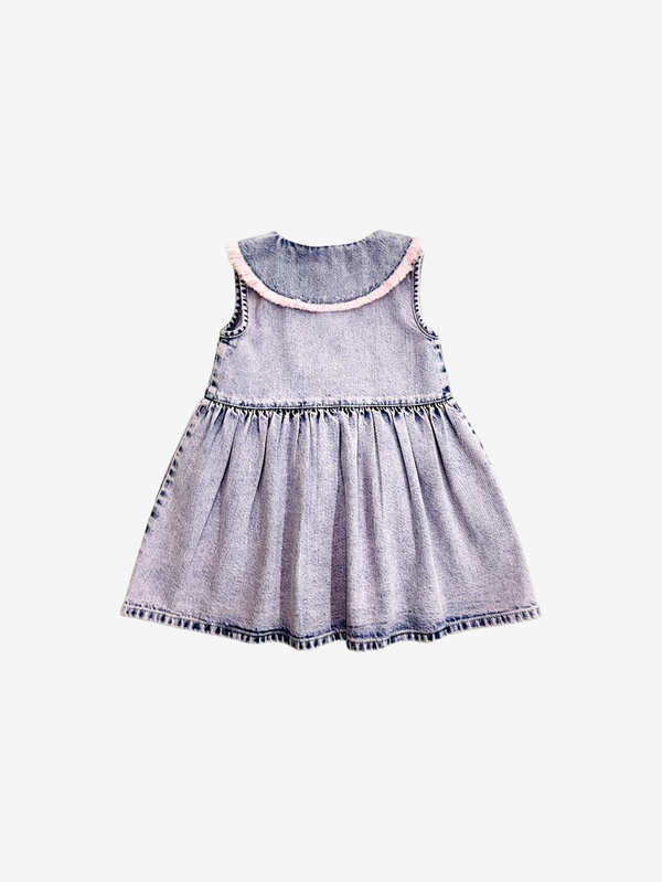 Sophia peter pan collar denim dress