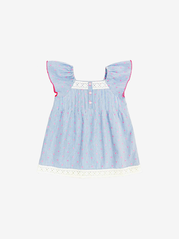 Hannah flutter sleeve dress