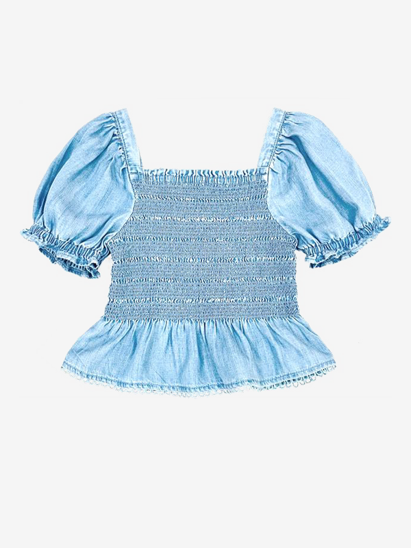 Sylvie smocked top