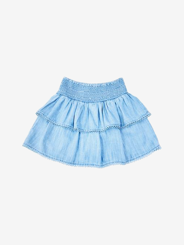 Sylvie smocked skirt