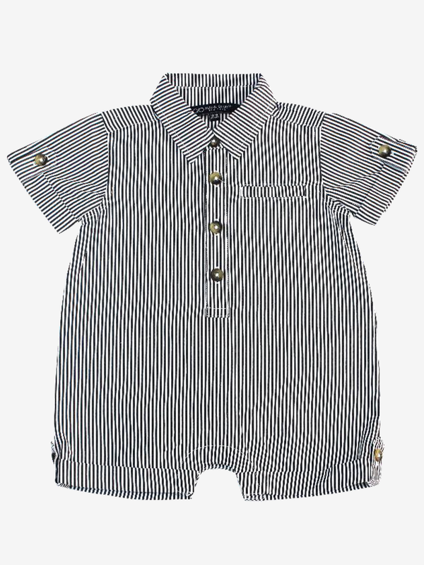 Nolan striped romper