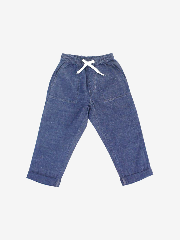 Liam chambray jogger pants