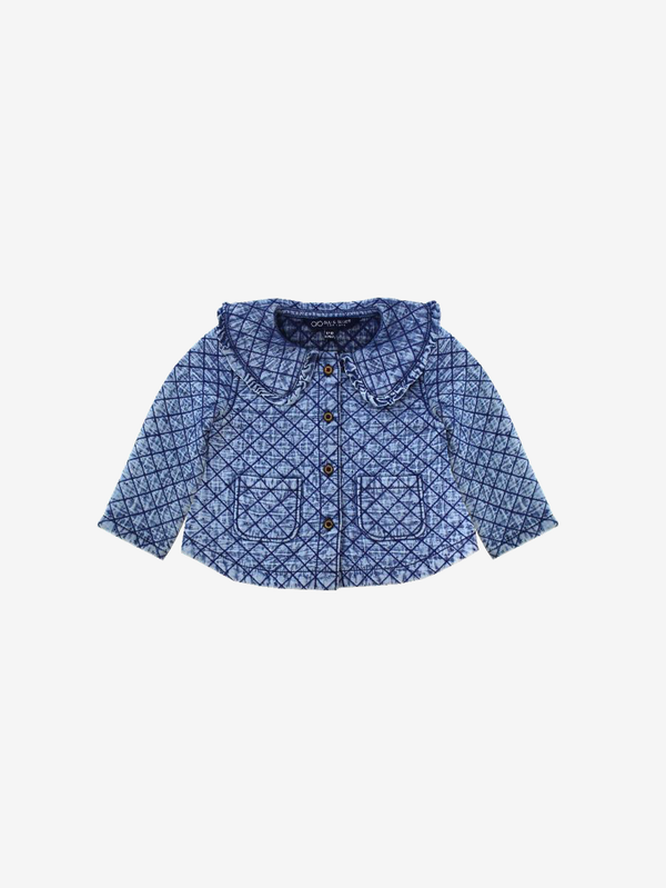 Simone quilted denim jacket