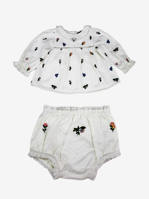 Flora romper top and bloomer set