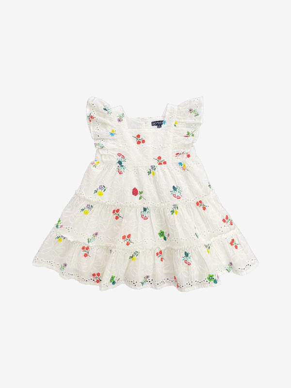 Charlotte eyelet embroidered dress