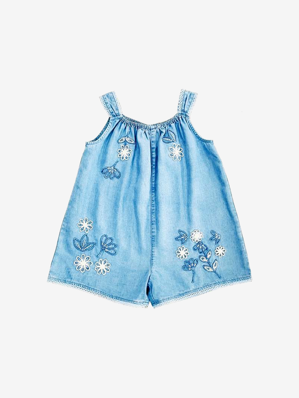 Joanna embroidered playsuit